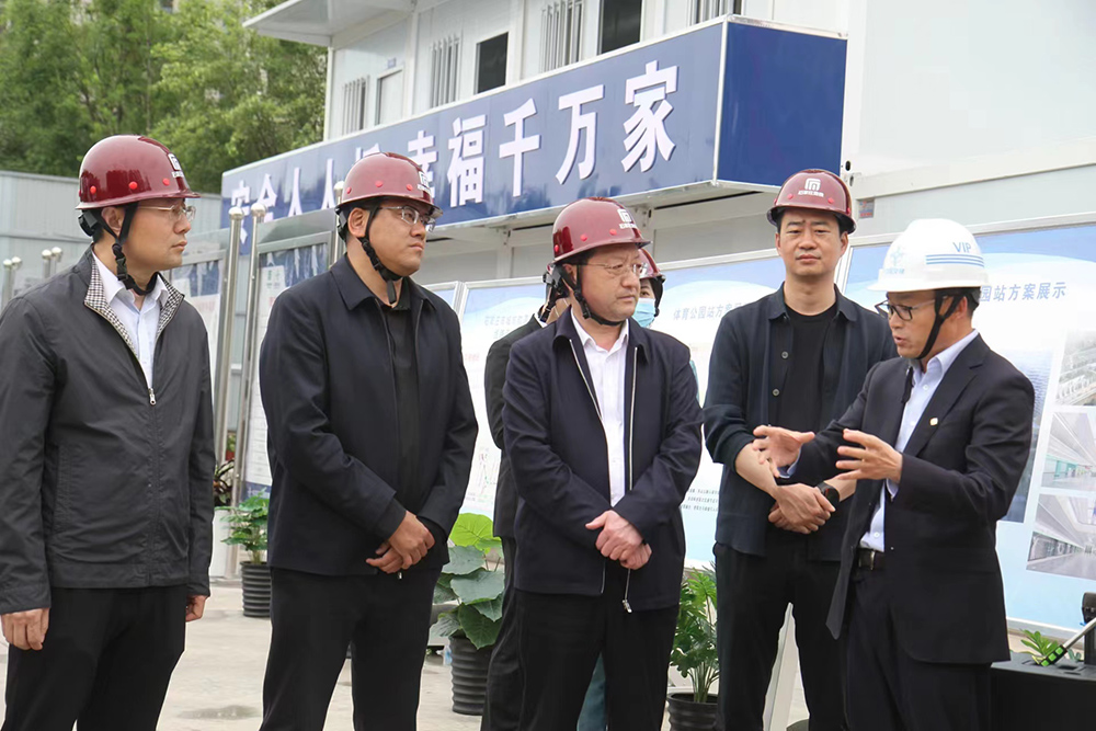 市政府國資委黨委書記、主任劉國勤一行開展重點工程項目調研和安全生產督導工作
