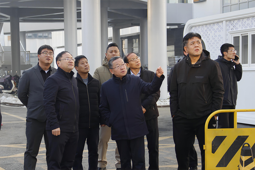 交投集團主要領(lǐng)導(dǎo)督導(dǎo)檢查石家莊橋西汽車園項目建設(shè)情況